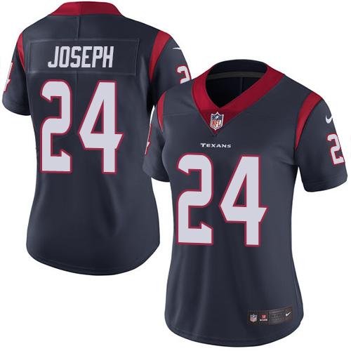 Women Houston Texans 24 Joseph blue Nike Vapor Untouchable Limited NFL Jersey